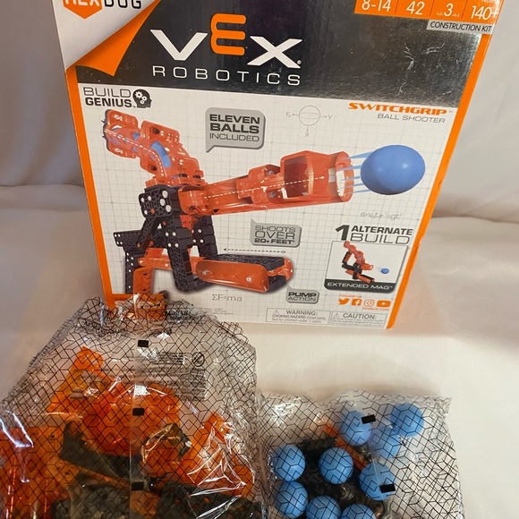 Hex Bug VEX robotics ages 8 to 14 switch grip ball shooter new in box - Picture 6 of 7